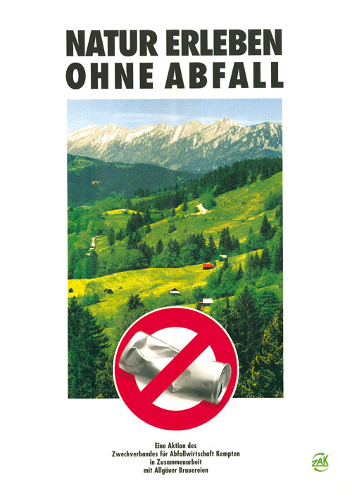 ZAK-Abfall-Plakat